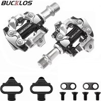 AliExpress BUCKLOS Mountain Bike Pedals Self-locking Bicycle Platform Pedal for SPD M8100 M8020 MTB Bike Pedal Clip Cycling Cleat Pedals