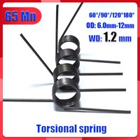 V-shaped Springs with a Wire Diameter of 1.2 mm Torsional Springs Miniature Torsional Springs Return Springs 60°/90°/120°/180°