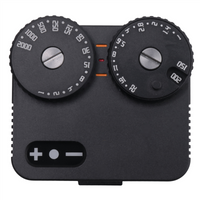 Photometer Light Meter II Cold Shoe for DSLR Film Camera Light Meter 12 Shutter Speed Photography Accessories(Black)