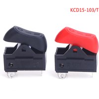 1PC KCD15-103/T Hair Dryer Switch Rocker 3 Position ON-OFF-ON Boat 30*15*26mm