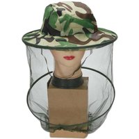 Beekeeping Veil Hat Anti-Mosquito Mesh Face Protector Outdoor Camouflage Fishing Hiking Cap Insect Bug Repellent Protection Mask