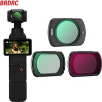 BRDRC Pocket 4 Magnetic UV CPL ND16 Lens Filters Set for DJI Pocket 3 Creator Combo Vlgo Video Photography Accessories