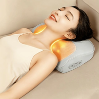 Cervical Massager with Heating Function, Massage Pillow, Multi-Head Kneading for the Neck, 6-Button Control Panel, Massager Suitable for Multiple Areas of the Neck, Shoulders, Waist, Back, and Legs,