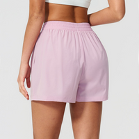 Thin Quick Drying Yoga Shorts Summer Wide-leg Shorts Women Running Fitness Shorts With Pockets Uv Resistant Casual Sports Shorts