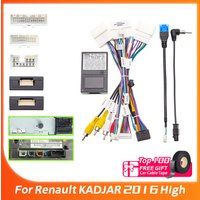 Raise Canbus Decoder For Renault KADJAR 2016 High Power Android Radio Connector 16 Pin Connector Car Radio Cable