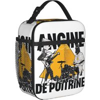 Angine de Poitrine Tour Insulated Lunch Bag Large Meal Container Cooler Bag Tote Lunch Box School Travel Men Women