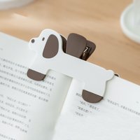 1PC Bao Gai Tou Buch Clip Lesen Clip Spaß Hund Buch Halter Tragbare Stereoskopischen Regal Einfach Lesen Bücherregal