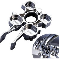 12-in-1 Metal Faucet Aerator Removal Tool, Universal Wrench, Suitable for Most Sizes