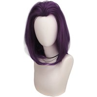 Cosplay Raven Superhero Purple Short Bob Straight Wigs Synthetic Hair Cosplay Wigs for Halloween Costume Party