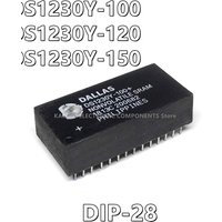 5Pcs/lot DS1230Y-100 DS1230Y-120 DS1230Y-150 NVSRAM (Non-Volatile SRAM) Memory IC Parallel 28-EDIP