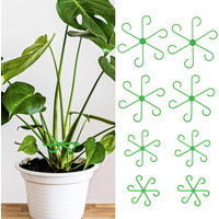 4/8piece Set of Plant Stem Support Clips, Horticultural Plant Turtle Back Bamboo Support Fixator Hydroponic Tree Branch Fixation