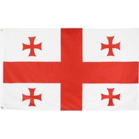 FLAGLINK 90x150cm hanging polyester geo ge Georgia flag for home decoration