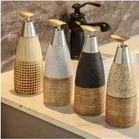 Hand Sanitizer Bottle Soap Dispenser Lotion ContainerBathroom Accessories Products Ceramic Shower Gel Bottle Lotion Bottle
