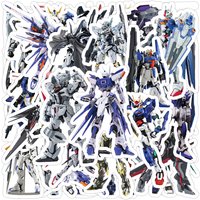 10/30/55pcs Cool GUNDAM Anime Cartoon Stickers Phone Motorcycle Luggage Notebook Waterproof Graffiti Decals Decor Kids Toy Gift