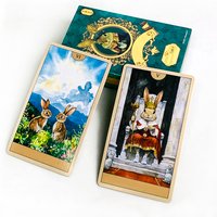 New Tarot Cards 78 Card Tarot Deck English Version Destiny Prediction Divination Board Game,Classic Design For Beginners & Pros