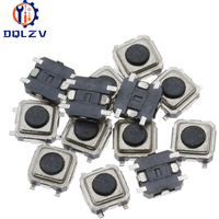 50/100PCS 3X3X1.5MM Momentary Tactile Button Push Button 12V Reset Button Switch 4Pin SMD
