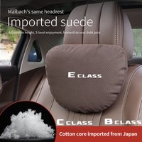 For Mercedes Benz A B C E Class W124 W203 W204 W225 W177 W223 Auto Headrest Neck Support Seat Lumbar Cushion Soft Neck Pillow