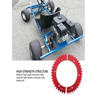 AliExpress NONE Universal Split Sprocket 420 Chain 42 Tooth Aluminum Alloy Rear Split Sprocket For Predator Mini Bike Go Kart