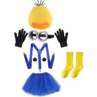 Movie Adult Clothing Minions Goggles and Hat Set Role Playing Accessories Makeup Ball Party Holiday Costumes