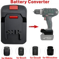 NEW Battery Adapter Converter for Makita/Bosch/Milwaukee/Dewalt 18V li-ion Battery to for Lidl Parkside X20V Li-Ion Power Tool