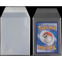 100PCS Clear Magnetic Card Holder Protective Film Hard Plastic Card Sleeves 35PT-100PT Waterproof Protector For Game Photo Cards