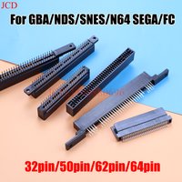 For N64 GBA NDS SFC SNES SEGA FC Game Card Slot Console Connector 64Pin 60Pin 62Pin 50Pin 32pin Game Cartridge Slot