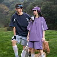 Summer Outdoor Sport Casual Quick Dry City Hiking Cycling Short Sleeve T-shirt for Men Women Streetwear Loose T Shirts Tops