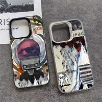Vintage Fashion Design Radiohead Phone Case For iPhone XS XR X 16 15 14 13 12 11 Pro Max Mini 7 8 Plus Cartoon Hard Back Cover