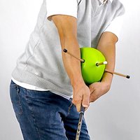 Golf Swing Trainer Ball Arm Postures Corrector Golf Swing Chicken Wings Corrector Swing Trainer Connecting Ball for Chipping