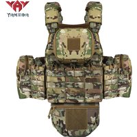 YAKEDA Tactical Vest Multifunctional Molle Expansion System Breathable And Wear-resistant Outdoor Training Clothing Hunting Vest
