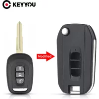 KEYYOU Modified Folding Key For CHEVROLET CAPTIVA 2006 2007 2008 2009 Upgrade Blank 2/3 Buttons Remote Car Key Case Shell