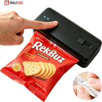 Plastic Bag Sealer Mini Heat Bag Sealing Machine Rechargeable Food Package Storage Bag Sealer Portable Handheld Clip Bag Sealer