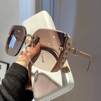 Ins Fashion Brand Square Sunglasses Women Luxury Desig Sun Glasses Ladies Vintage Trendy Driving Eyeglasses Gafas De Sol
