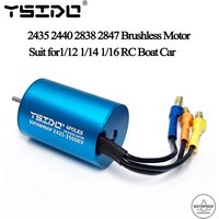 YSIDO 2435 2440 2838 2847 Brushless Motor for Wltoys 124016 124017 Remo Hobby XLH Timaya Redcat 1/12 1/14 1/16 RC Boat Car