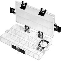 24-grid Clear Multi-purpose Storage Box / Paint Palette, Durable PP Material, Dustproof with Lid