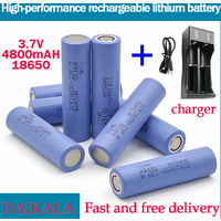 2026 New 18650 lithium battery 3.7V 4800mAh Wiederaufladbare Liionsbatterie Für Led Taschenlampe Torch Batery Litio Batterie