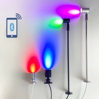 QITU RGB 1W 3W Led Spotlight 5V USB Dimmable Color Smart Bluetooth APP ControlMini Ceiling Spot Model Display Cabinet Light