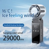 Portable Fans 29,000 RPM Collapsible Foldable TEC Superconducting Cooling Mini Portable Fan Air Cooler Minifan