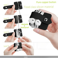 Data Cable Cord Organizer Earbuds Holder Earphone Wrap Earphones Organizer Headset Headphone Winder Cord Manager Cable Winder