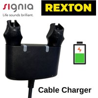 Connexx Signia Cable Charger Hearing Aid Accessories for Rexton and Signia BTE RIC Hearing Aids