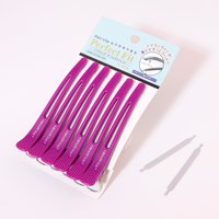 6Pcs Hairdressing Seamless Clip Long Hairpin,No Crease Hairdressing Hairpins,Non-slip Hairpin,Special for real hair wigs perücke