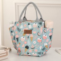 Mode neue Oxford Tuch wasserdichte Handtasche Reisetasche mit Cartoon gedruckt isolierte Lunchtasche große Kapazität Handtasche