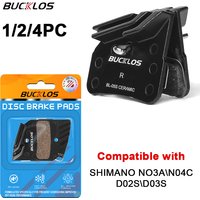 AliExpress BUCKLOS Ceramic Bike Disc Pads MTB Hydraulic Brake Pads Heat Dissipation Road Bike Disk Brake Pad For Shimano N03A N04C D03S