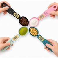 Mini Digital Spoon Scale LCD Electronic Kitchen Scale 0.1-500g Food Measuring Spoon for Coffee Milk Baking Powder Weight Tool