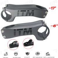 AliExpress NONE ITM carbon stem Bicycle road mtb Stem -6°-17° Mtb mountain bike 70/80/90/100/110/120/130mm road Bike frame handlebar parts