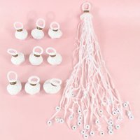 White Streamers Paper Crackers Hand Throw Confetti Streamers Engagement Wedding Birthday Party Celebrations Decorations Supplies