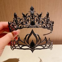Princess Wedding Dress Hair Accessory Full Diamond Alloy Crown European And American Style Bridal Headwear Phoenix Crown