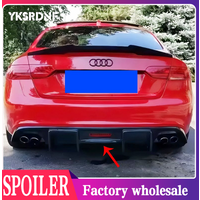Karbonowy Przedni Tylny Splitter Dyfuzor Spoiler do Audi A5 Sline S5 2008-2012 Nie Standardowy Bez Oświetlenia Dekoracja Samochodu FRP