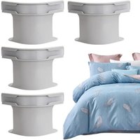 Universal Non-Slip Bed Sheet Clips Corner Tightener Invisible Bedspread Secure Holder for Mattress And Quilt Cover