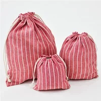 Cotton Drawstring Bags for Wedding Christmas Gift DIY Package Small Plain Pouches Home Dustproof Storage Sacks Case